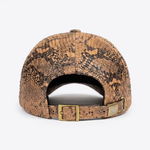 Python Snake Print Trucker Cap for Large Heads